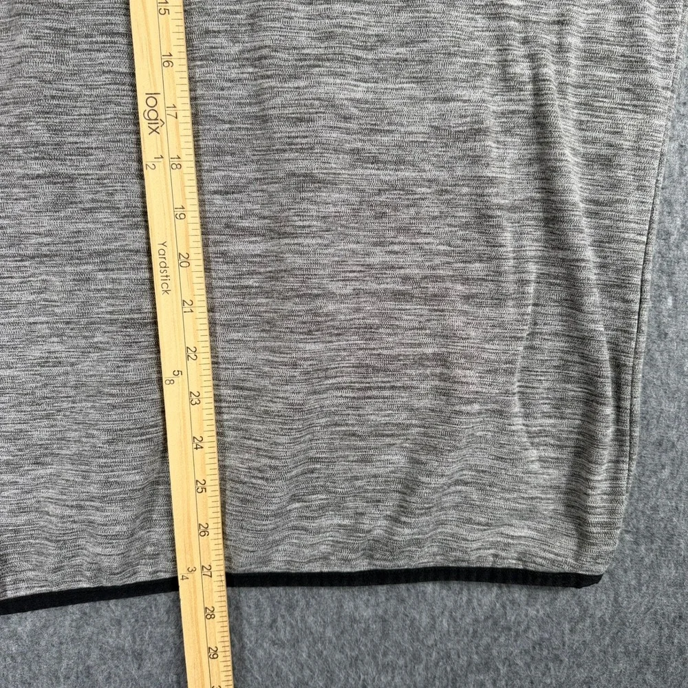 Avalanche‎ Pullover Mens Large Gray Quarter Zip Space Dye Performance CAM150U